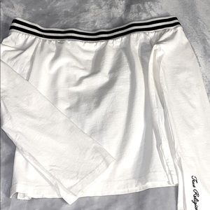 Off Shoulder True Religion Shirt